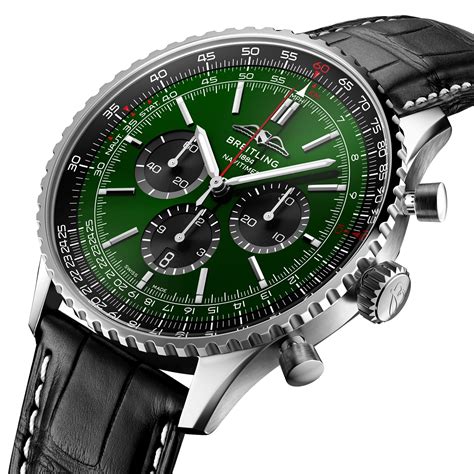 breitling navitimer chronograph stainless steel men's watch|Breitling Navitimer pre owned.